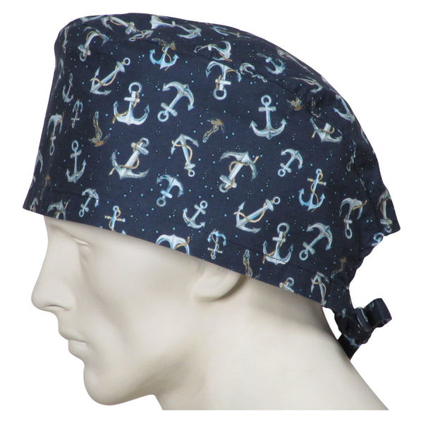 XL Surgical Caps Anchors Up