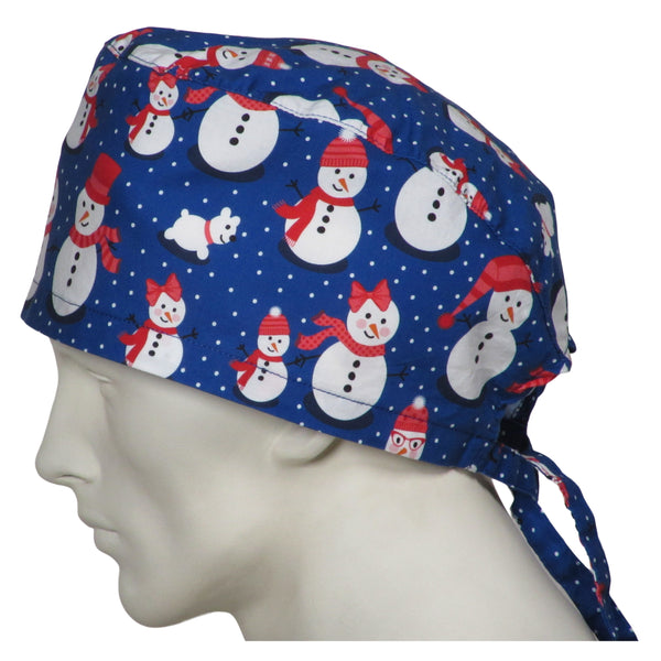 XL Surgical Cap Snow People