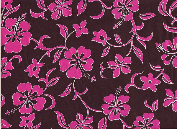 Fabric Close-Up Pink Lava Flowers