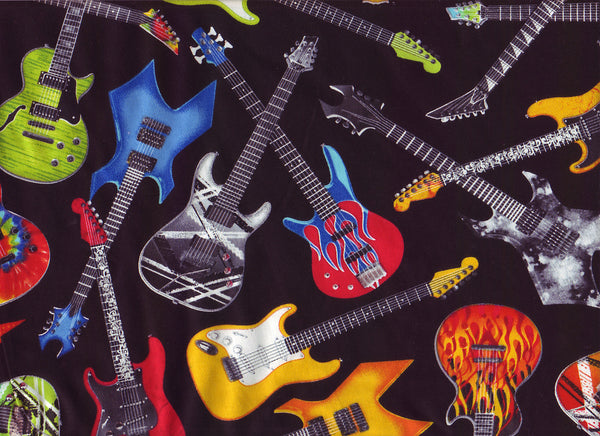 Close-Up Electric Guitars
