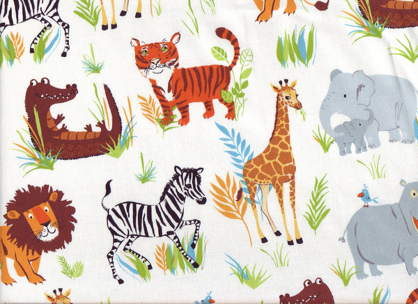 Close-up Fabric Safari Jungle