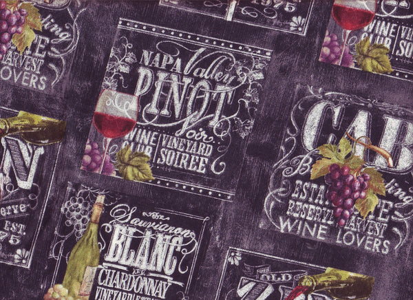 Close-up Fabric Wine Days 