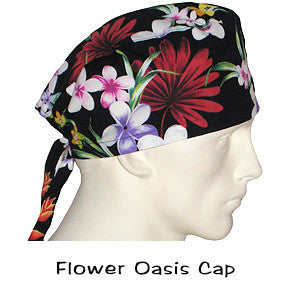 Scrub Hats Flower Oasis