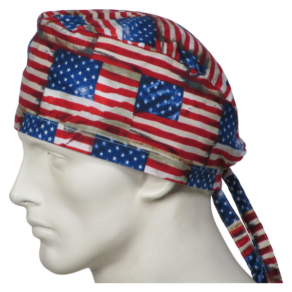 Surgical Caps American Flags