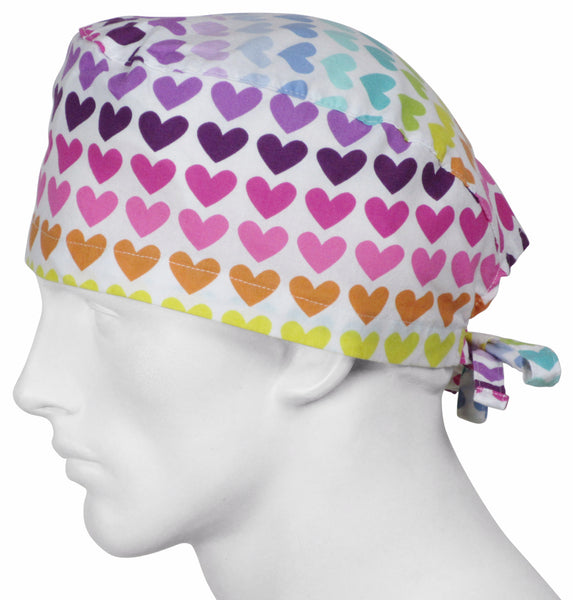 Scrub Surgical Hats Showtime Hearts