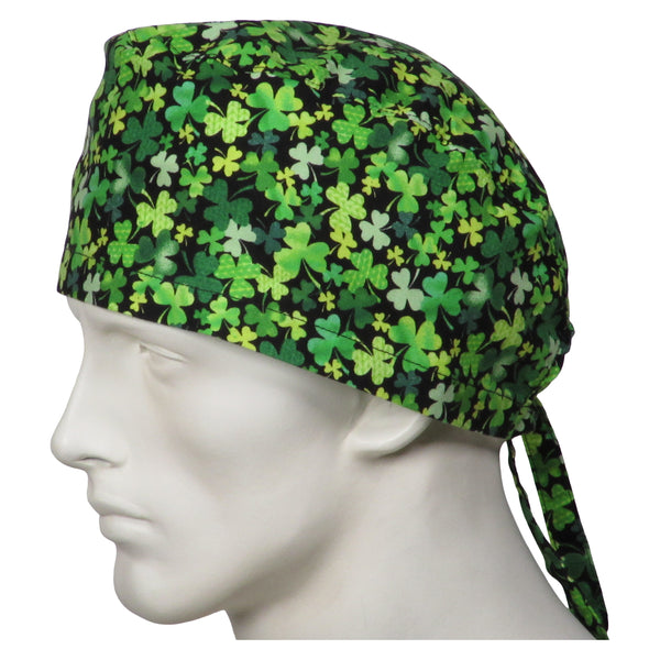 Surgical Caps Shamrock Clovers