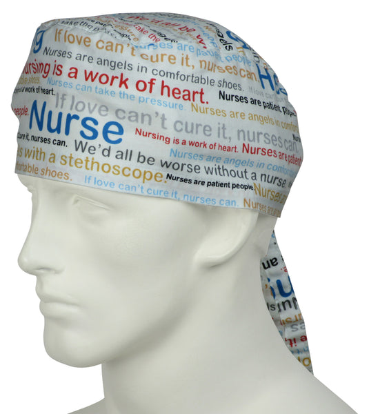 Surgical Caps Nurse Words