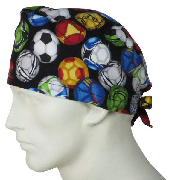 Scrub Caps World Soccer