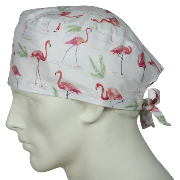 Scrub Caps Flamingos