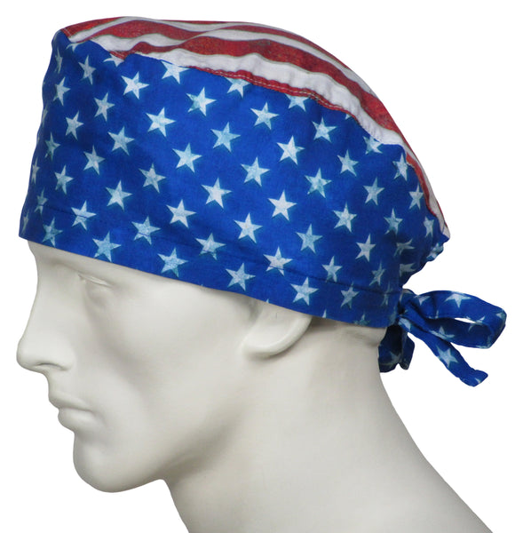 Surgical Caps Stars and Stripes