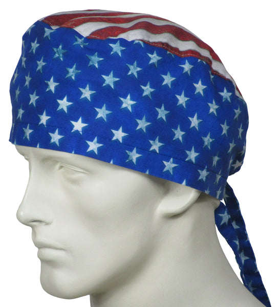 Surgery Caps Stars and Stripes