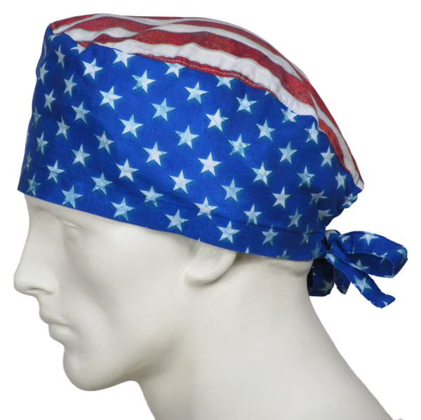 Surgical Cap Stars and Stripes