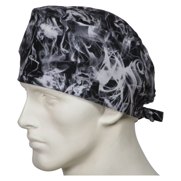 Scrub Hats BW Smoke