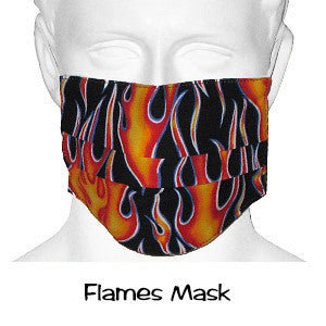 Designer Surgical Masks Flames