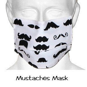  Surgical Masks Mustaches