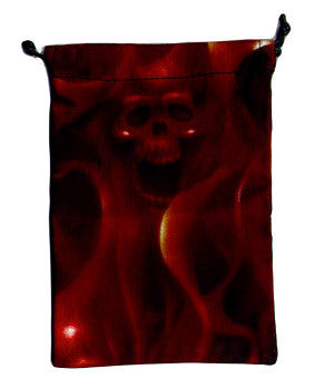 Skulls On Fire Surgical Scrub Sacks