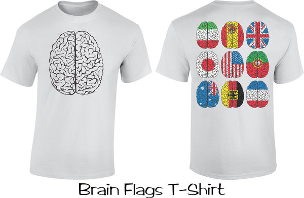 Brains Flags T Shirt
