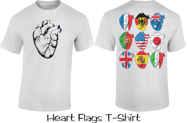 Heart Flags T Shirts
